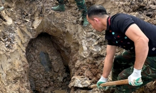 Bắc Ninh: Di chuyển, hủy nổ quả bom nặng gần 500 kg